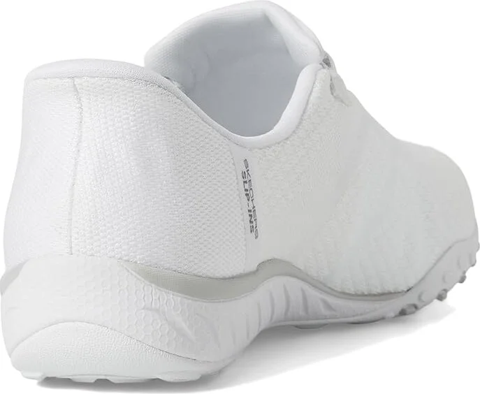 SKECHERS Breathe Easy - Knitty Waves Hands Free Slip-Ins Women's Shoes White : 8 B - Medium, Lace/Mesh/Rubber - Image 4