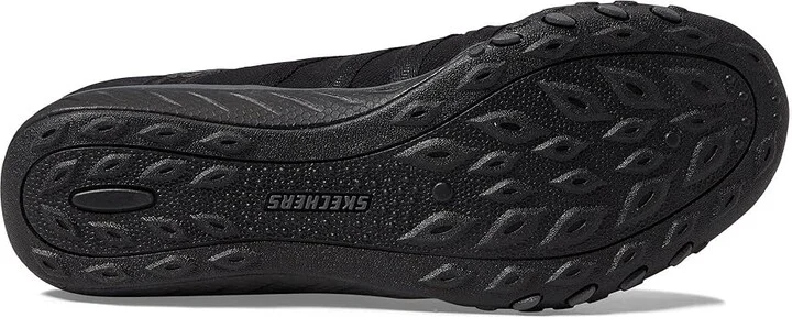 SKECHERS Breathe Easy - Roll With Me Hands Free Slip-Ins Women's Shoes Black : 5 Medium, Textile - Image 3