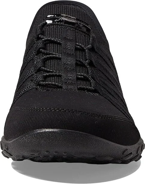 SKECHERS Breathe Easy - Roll With Me Hands Free Slip-Ins Women's Shoes Black : 5 Medium, Textile - Image 5