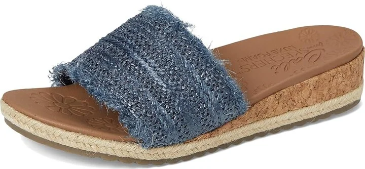 SKECHERS Breezie - Radiant Feels Women's Sandals Navy : 6 B - Medium, Rubber - Image 5