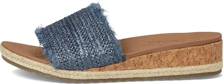 SKECHERS Breezie - Radiant Feels Women's Sandals Navy : 6 B - Medium, Rubber - Image 6