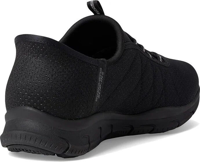 SKECHERS Brilliance - Night Shift Hands Free Slip-Ins Women's Shoes Black : 7.5 B - Medium - Image 4