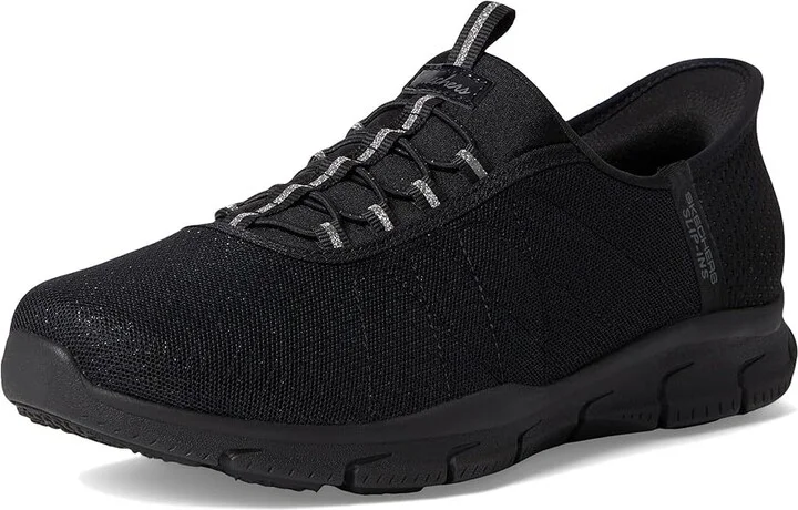 SKECHERS Brilliance - Night Shift Hands Free Slip-Ins Women's Shoes Black : 7.5 B - Medium - Image 5