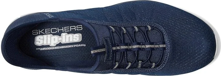 SKECHERS Brilliance - Night Shift Hands Free Slip-Ins Women's Shoes Navy : 6 B - Medium - Image 2