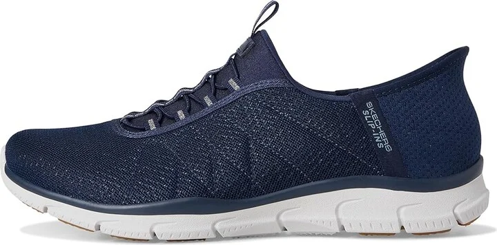 SKECHERS Brilliance - Night Shift Hands Free Slip-Ins Women's Shoes Navy : 6 B - Medium - Image 6