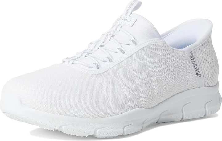 SKECHERS Brilliance - Night Shift Hands Free Slip-Ins Women's Shoes White : 5.5 B - Medium - Image 5