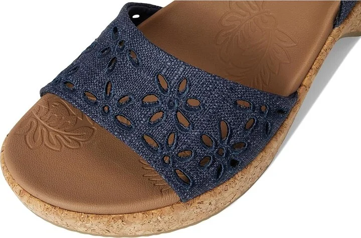 SKECHERS Brystol - Beach Bliss Women's Sandals Navy : 9 B - Medium, Canvas/Synthetic - Image 7