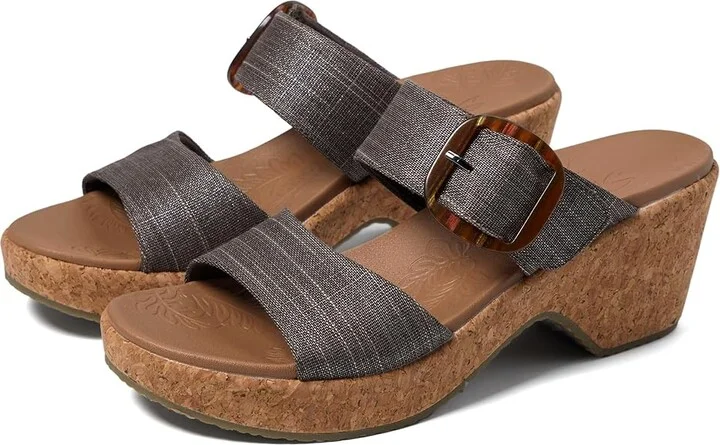 SKECHERS Brystol Women's Shoes Chocolate : 6 B - Medium, Canvas/Textile