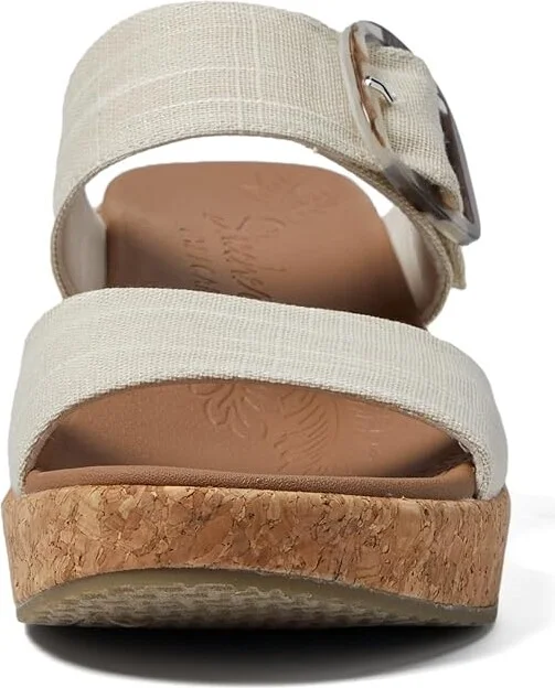 SKECHERS Brystol Women's Shoes Natural : 5.5 B - Medium, Canvas/Textile - Image 2
