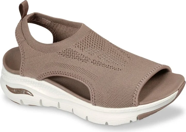 Skechers Cali Catch Arch Fit Wedge Sandal