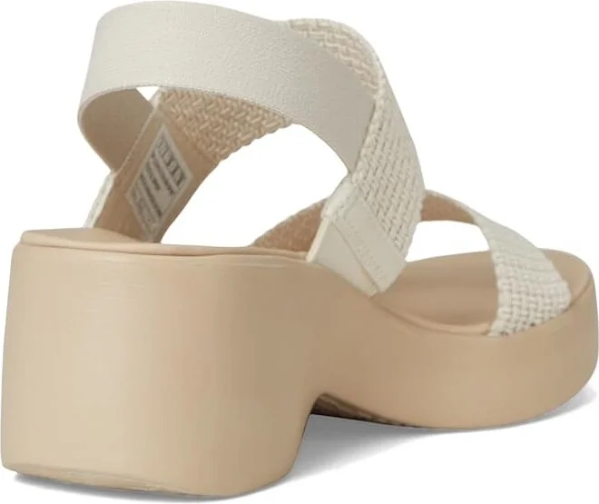 SKECHERS Cali Day Women's Sandals White : 8 B - Medium, Rubber - Image 4