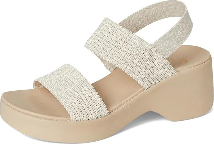 SKECHERS Cali Day Women's Sandals White : 8 B - Medium, Rubber - Image 5