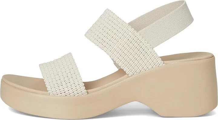 SKECHERS Cali Day Women's Sandals White : 8 B - Medium, Rubber - Image 6