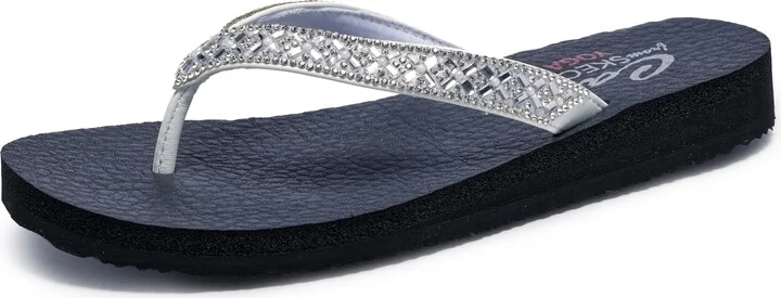 Skechers Cali Women's womens Meditation - Lotus Bae Flip Flop