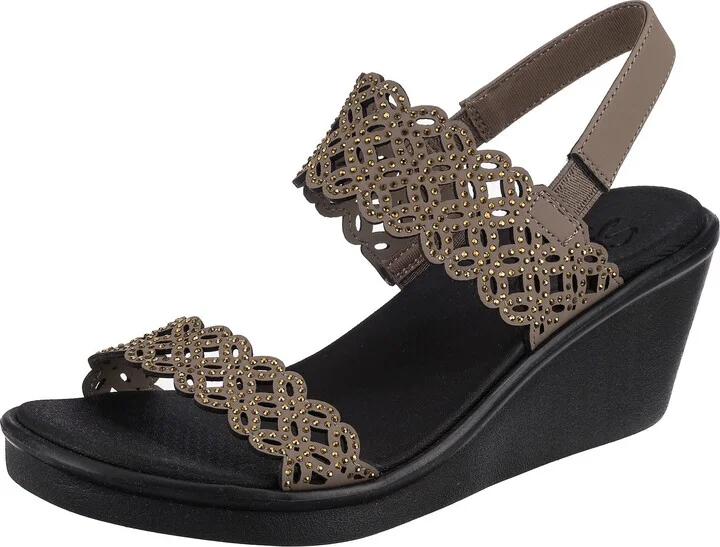 Skechers Cali Women's womens Rumble on - Sassy Dayz Wedge Sandal