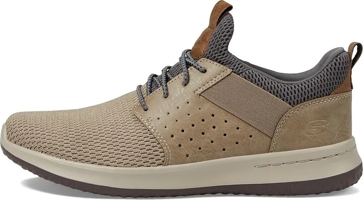 SKECHERS Classic Fit Delson Camben Men's Shoes Taupe : 7 D - Medium, Synthetic/Textile - Image 7
