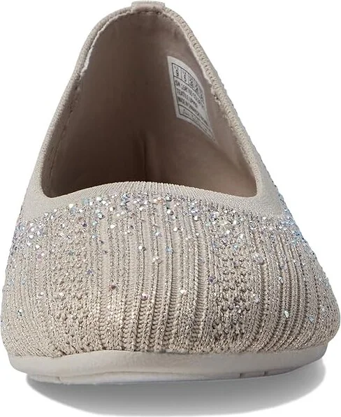 SKECHERS Cleo 2.0 - Glitzy Daze Women's Shoes Taupe Sparkle : 5 B - Medium - Image 5