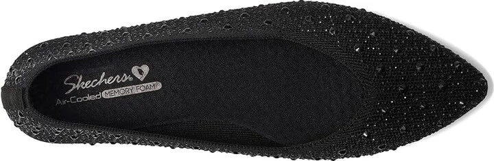 SKECHERS Cleo Point - Gleam n Glow Women's Shoes Black : 8 B - Medium, Synthetic - Image 2