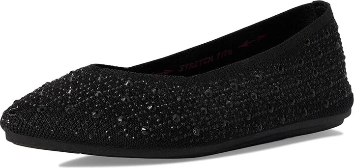 SKECHERS Cleo Point - Gleam n Glow Women's Shoes Black : 8 B - Medium, Synthetic - Image 5