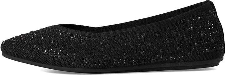 SKECHERS Cleo Point - Gleam n Glow Women's Shoes Black : 8 B - Medium, Synthetic - Image 6