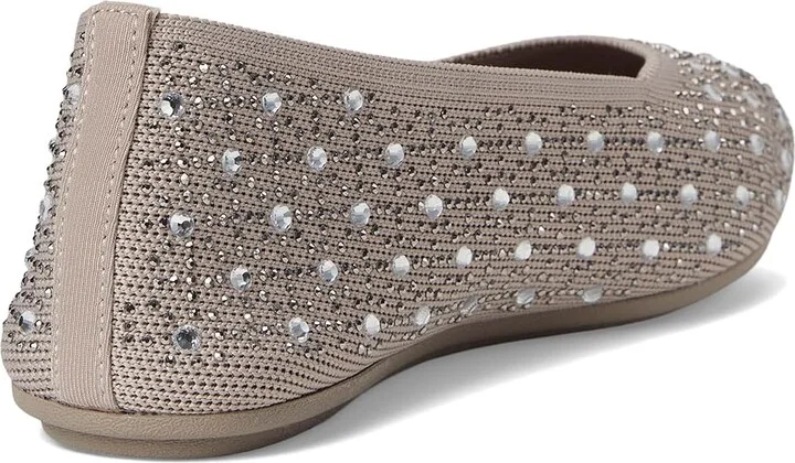 SKECHERS Cleo Point - Gleam n Glow Women's Shoes Taupe : 9.5 B - Medium, Synthetic - Image 4