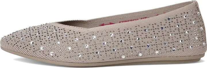 SKECHERS Cleo Point - Gleam n Glow Women's Shoes Taupe : 9.5 B - Medium, Synthetic - Image 6