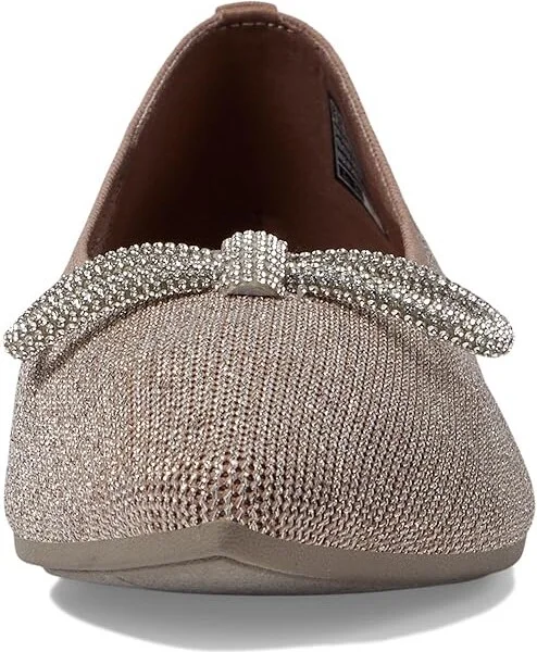 SKECHERS Cleo Point - Glitzy Haze Women's Flat Shoes Mocha : 7.5 B - Medium, Suede - Image 2