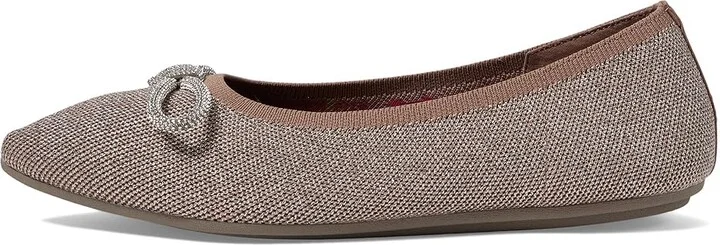 SKECHERS Cleo Point - Glitzy Haze Women's Flat Shoes Mocha : 7.5 B - Medium, Suede - Image 5
