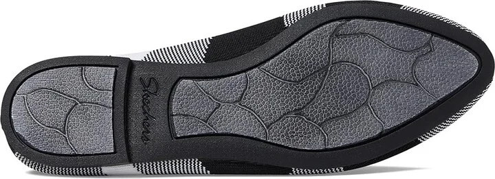 SKECHERS Cleo Sherlock Women's Shoes Black/White : 5 B - Medium, Textile - Image 4