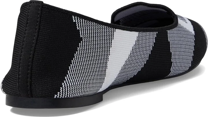 SKECHERS Cleo Sherlock Women's Shoes Black/White : 5 B - Medium, Textile - Image 5