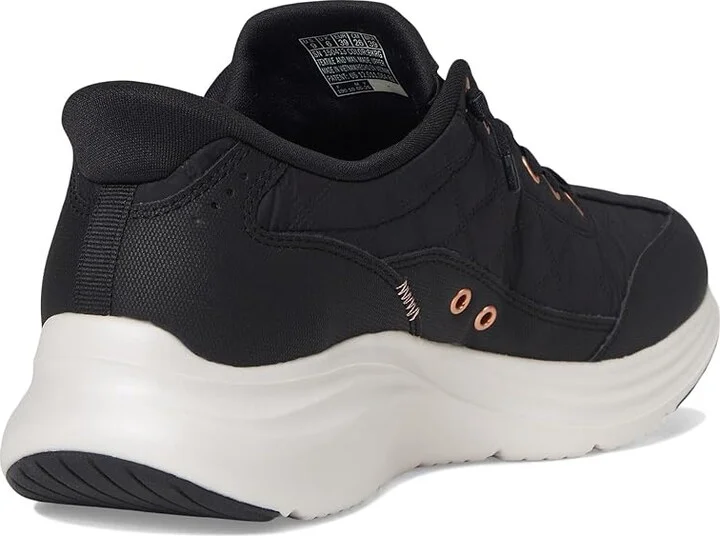 SKECHERS Contour Foam - Cozy Fit Golden Hour Hands Free Slip-Ins Women's Shoes Black Rose Gold : 9 B - Medium, Textile - Image 4