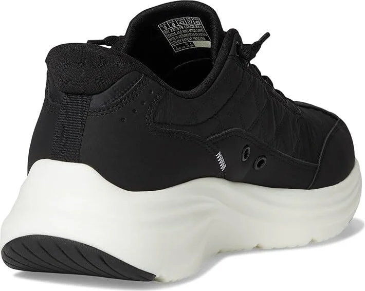 SKECHERS Contour Foam Cozy Fit Hands Free Slip-In Men's Shoes Black/White : 9 EE - Wide, Textile - Image 4