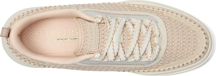 SKECHERS Cordova Saw-Day Women's Shoes Natural : 10 B - Medium, Synthetic - Image 2