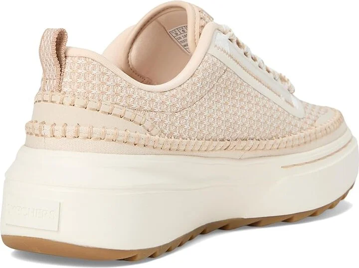 SKECHERS Cordova Saw-Day Women's Shoes Natural : 10 B - Medium, Synthetic - Image 4