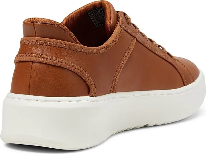 SKECHERS Court Break - Double Vented Hands Free Slip-Ins Men's Shoes Cognac : 12 D - Medium, Leather - Image 4