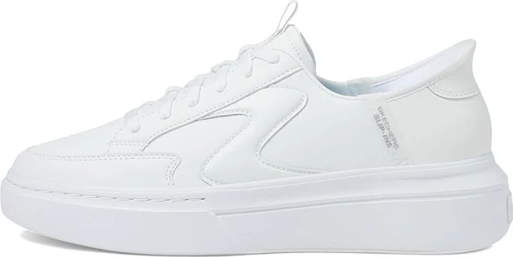 SKECHERS Court Classics Cordova Classic - New Reign Hands Free Slip-Instm Women's Shoes White : 5.5 Medium - Image 6