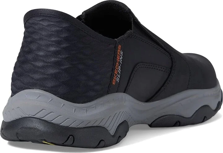 SKECHERS Craster Lanigan Hands Free Slip-Ins Men's Shoes Black : 7 D - Medium, Leather - Image 4