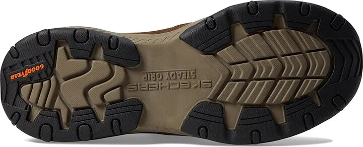 SKECHERS Craster Lanigan Hands Free Slip-Ins Men's Shoes Dark Brown : 7 D - Medium, Leather - Image 3