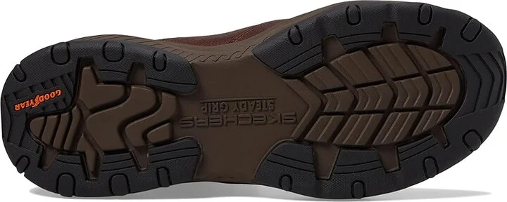 SKECHERS Craster Lanigan Hands Free Slip-Ins Men's Shoes Red Brown : 7 D - Medium, Leather - Image 3