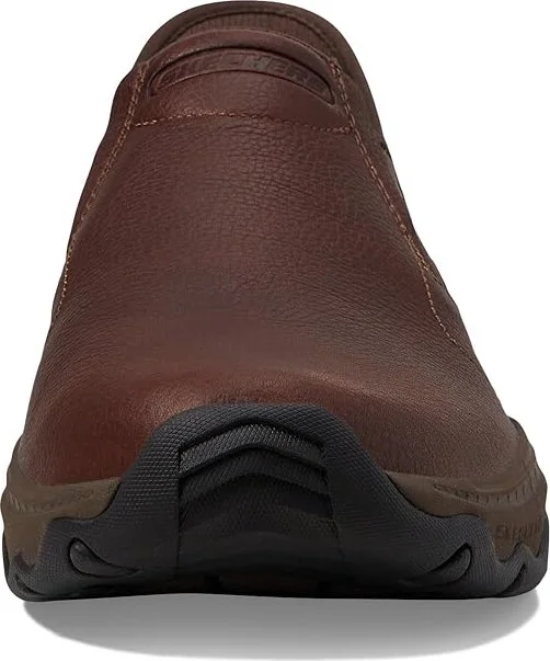 SKECHERS Craster Lanigan Hands Free Slip-Ins Men's Shoes Red Brown : 7 D - Medium, Leather - Image 5