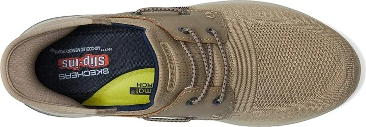 SKECHERS Delson 3.0 Roth Hands Free Slip-Ins Men's Shoes Taupe : 7 D - Medium, Synthetic - Image 2
