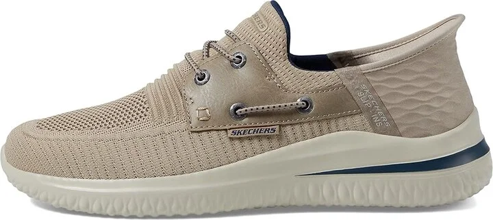 SKECHERS Delson 3.0 Roth Hands Free Slip-Ins Men's Shoes Taupe : 7 D - Medium, Synthetic - Image 6