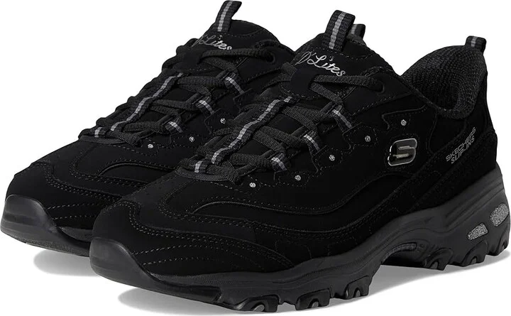 SKECHERS D'Lites Hands Free Slip-INS Women's Shoes Black : 13 C - Wide, Rubber