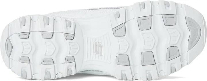 SKECHERS D'Lites Hands Free Slip-INS Women's Shoes White Silver : 13 B - Medium, Rubber - Image 3