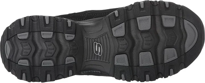 SKECHERS D'Lites - Play On Women's Lace up casual Shoes Black : 5 C - Wide, Synthetic - Image 4