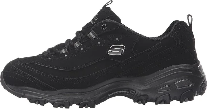 SKECHERS D'Lites - Play On Women's Lace up casual Shoes Black : 5 C - Wide, Synthetic - Image 7