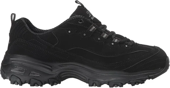 SKECHERS D'Lites - Play On Women's Lace up casual Shoes Black : 5 C - Wide, Synthetic - Image 8