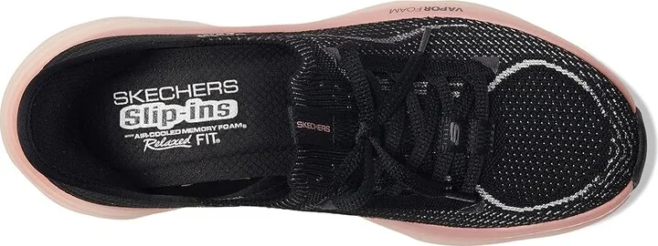 SKECHERS D'Lux Vapor Hands Free Slip-INS Women's Shoes Black : 8 B - Medium - Image 2