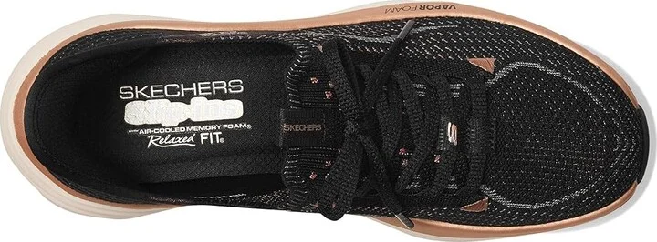 SKECHERS D'Lux Vapor Hands Free Slip-INS Women's Shoes Black Rose Gold : 7 B - Medium - Image 2