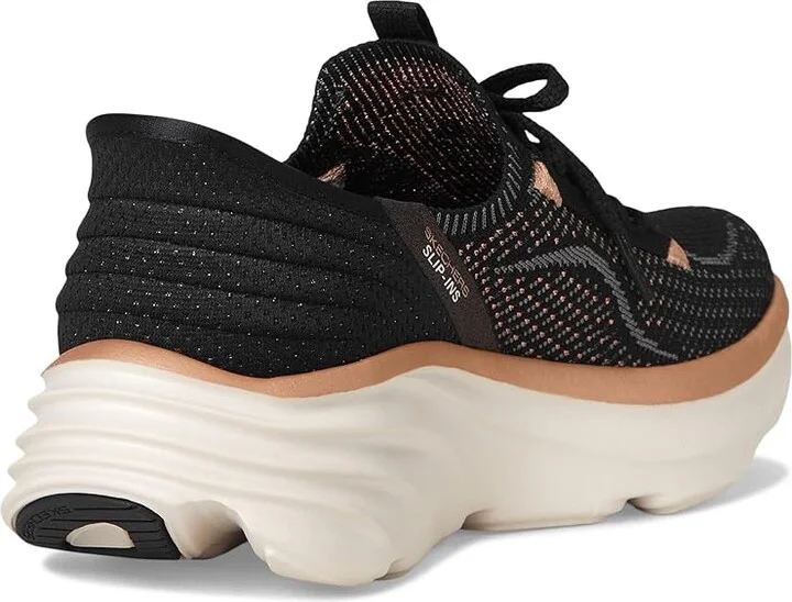 SKECHERS D'Lux Vapor Hands Free Slip-INS Women's Shoes Black Rose Gold : 7 B - Medium - Image 4